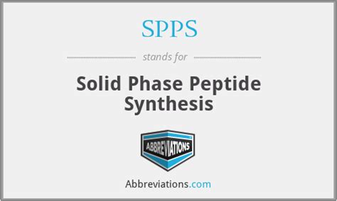 spps solid phase peptide synthesis