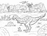 Prowl Daspletosaurus sketch template