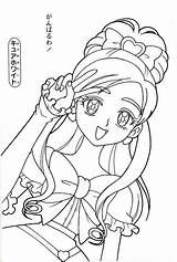 Cure Coloring Precure Honoka Yukishiro Futari sketch template
