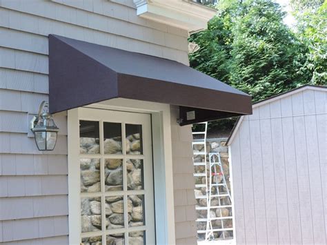 fixed welded frame awnings commercial  residential awnings  ma