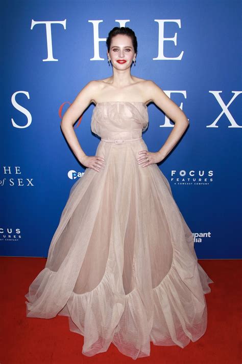Felicity Jone At On The Basis Of Sex Premiere In New York