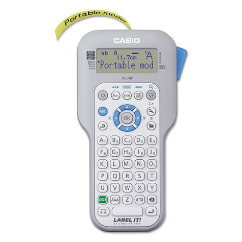 kl hd handheld label maker  lines extra large display laser