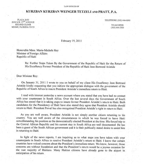 powerful letter template  request assistance