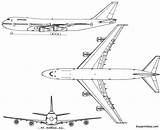 747 Boeing Plans Plan Aerofred sketch template