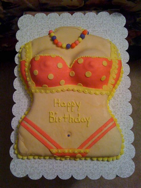 fancy frosting sexy birthday cake