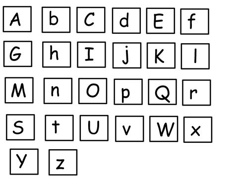 printable cut  alphabet letters alphabet books  awesome