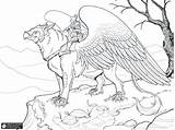 Coloring Pages Creatures Mythological Mythical Getcolorings Getdrawings sketch template