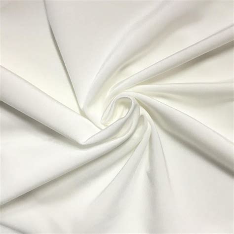 shiny polyester lycra spandex fabric   stretch  wide sold   yard  white