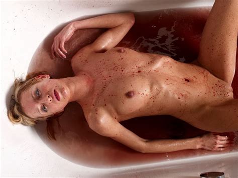nude girl in bath it s excessive menstruation or red wine pichunter