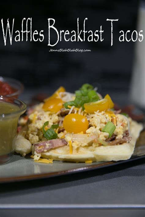 yummy breakfast waffle taco recipe yummy breakfast