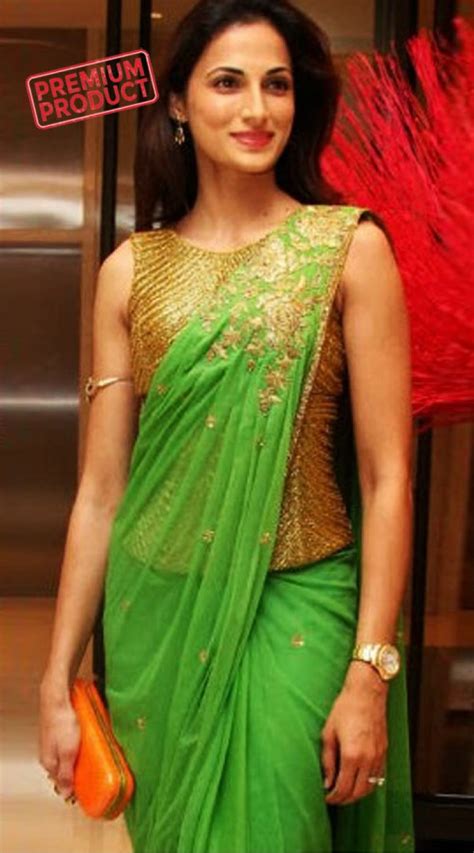 party wear green georgette designer saree gown bp