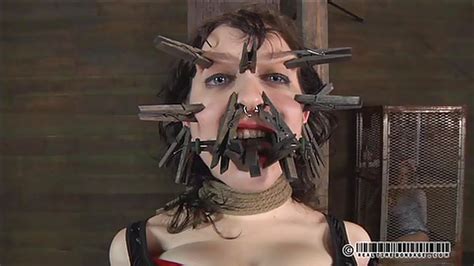 Dixon Mason In Clothespins On Her Face Hd From Real
