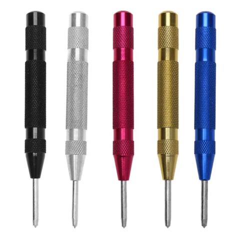 automatic center punchdot punch steel strikes spring loaded marking starting holes tool speed
