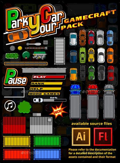 drive  car game assets  graphic pack    drive  car     game