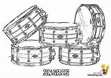 Coloring Drum Pages Yescoloring Musical Drums Snare Instruments Percussion Print Tattoo sketch template