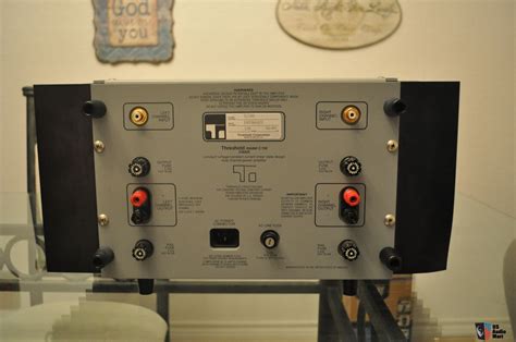 threshold  stasis stereo power amplifier photo  uk audio mart