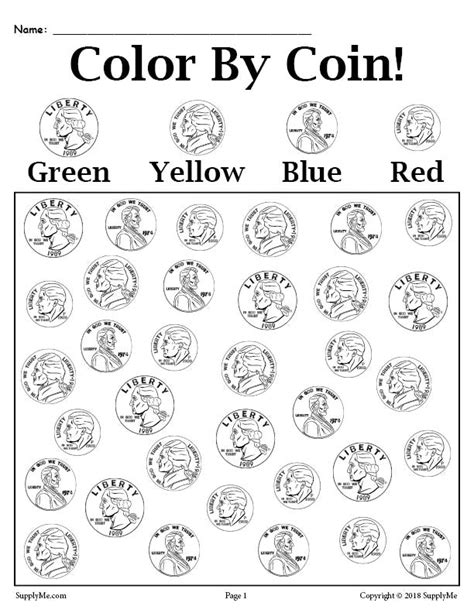 worksheets printable money coloring pages