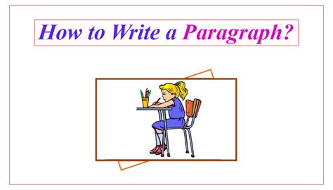 paragraph writing learn esl