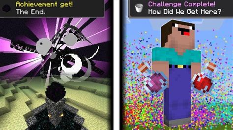 Hardest Achievements In Minecraft Youtube