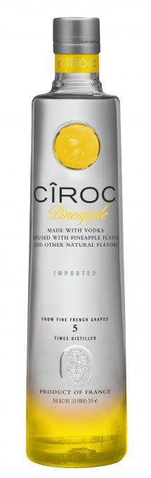 ciroc ultra premium vodka adds  pineapple variety bevnetcom