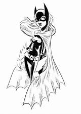 Batgirl Superheroes Villanos Vigilante Distinguished Extraordinary Dxf Batwoman Comic sketch template