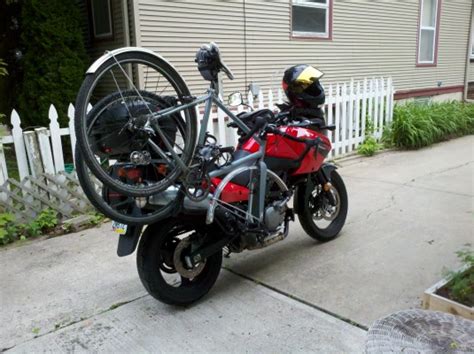 crackpot engineering how to carry a bike on a motorcycle