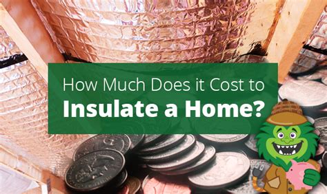 cost  insulate  home