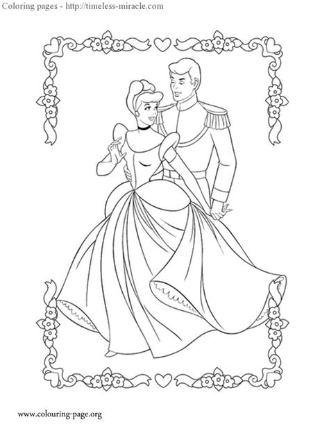 cinderella  prince charming coloring pages photo  timeless