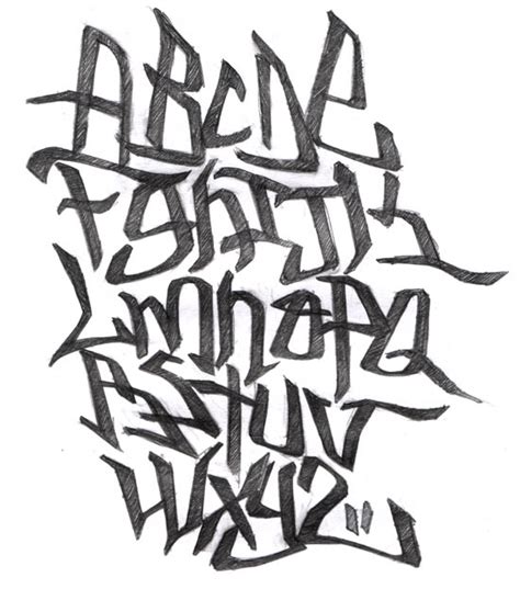 designs sketches  graffiti letters alphabet letras de graffitis
