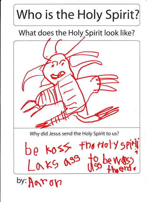 gifts   holy spirit worksheet