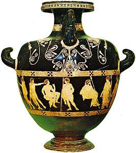 hydria ancient greek ceramic storage britannica