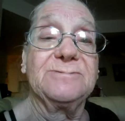 puzzled grandma doesn t realize that she s shooting a video of herself