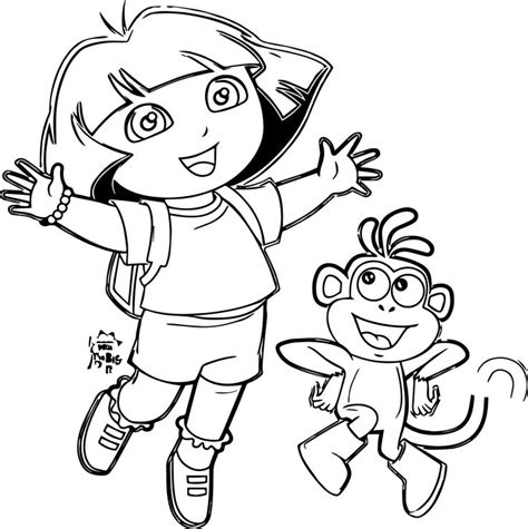 dora cartoon coloring pages wecoloringpage coloring pages cartoon