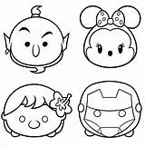 Tsum Printable Coloring Pages Getdrawings sketch template