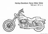 Mewarnai Harly Davidson sketch template