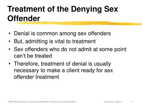 Ppt Elements Of Sex Offender Specific Treatment Learning Objectives