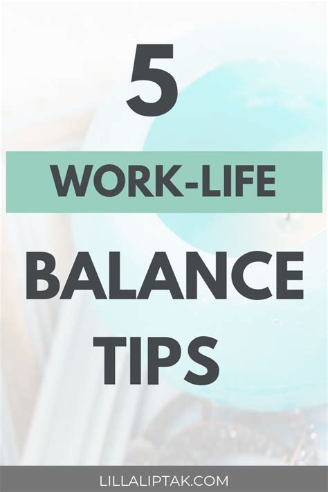 5 Powerful Strategies To Improve Your Work Life Balance