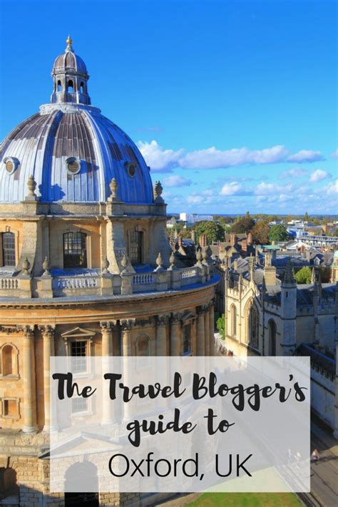 travel bloggers guide  oxford  travel hack
