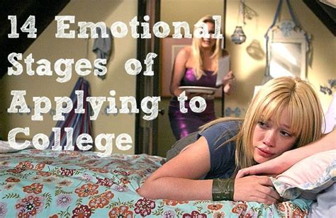 The 14 Emotional Stages Of Applying For College