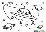 Ufo Ausmalbilder Und Malvorlage Malvorlagen Besuchen Weltraum sketch template
