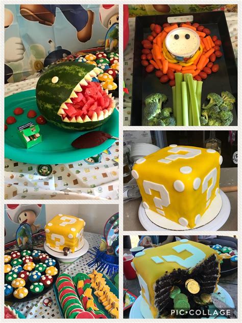 Super Mario Birthday Party Food Ideas Birthday Girl