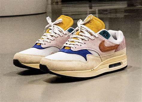 Nike Air Max 1 87 Prm Grain And Gold Suede Fn7200 224