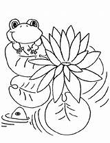 Coloring Frog Pages Lily Pad Monet Sweet Frogs Color Leapfrog Drawing Thinking Toad Print Claude Getcolorings Getdrawings Frogadier Drawings Leap sketch template