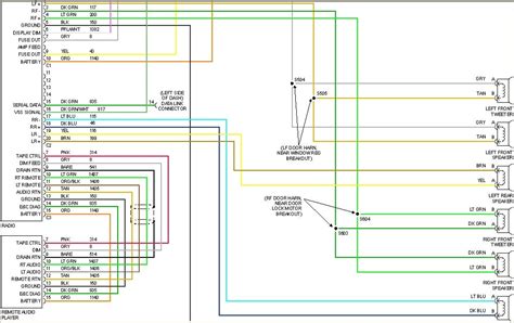 chevy silverado  radio wiring diagram wiring diagram  schematic