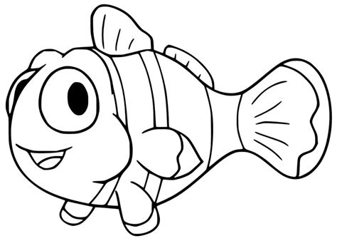 clownfish  color coloring page  printable coloring pages  kids