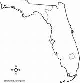 Map Florida Outline sketch template