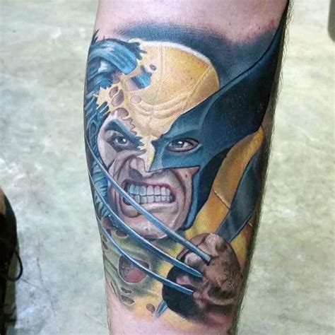 90 Wolverine Tattoo Designs For Men X Men Ink Ideas