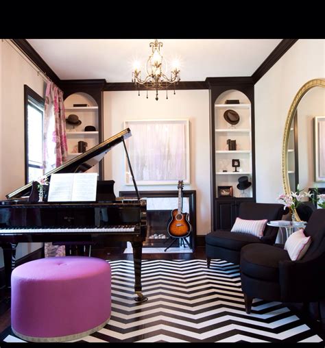 grand piano set ups  traditional living rooms home  rooms