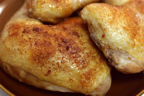 cooking  brined  baked chicken pieces