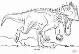 Coloring Rex Indominus Jurassic Pages Park Printable Dot sketch template